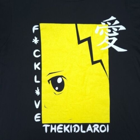 Rare The Kid Laroi Lemonade Face F Love Tshirt Size M - Picture 2 of 7
